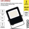 LED reflektor VISIO, 30 W, černý, neutrální bílá
