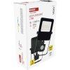 LED reflektor VISIO s pohybovým čidlem, 10 W, černý, neutrální bílá