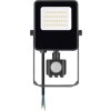 LED reflektor VISIO s pohybovým čidlem, 20 W, černý, neutrální bílá