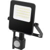 LED reflektor VISIO s pohybovým čidlem, 20 W, černý, neutrální bílá