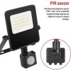 LED reflektor VISIO s pohybovým čidlem, 20 W, černý, neutrální bílá