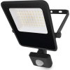 LED reflektor VISIO s pohybovým čidlem, 30 W, černý, neutrální bílá