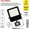 LED reflektor VISIO s pohybovým čidlem, 50 W, černý, neutrální bílá