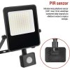 LED reflektor VISIO s pohybovým čidlem, 50 W, černý, neutrální bílá