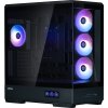 Zalman skříň P50 DS / Middle Tower / 4x120mm ARGB fan / 2x USB 3.0 / USB-C / panoramatická / černá