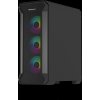 Počítačová skříň Genesis IRID 505 ARGB V2/Midi Tower/Transpar./Černá