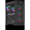 Počítačová skříň Genesis IRID 505 ARGB V2/Midi Tower/Transpar./Černá