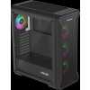 Počítačová skříň Genesis IRID 505 ARGB V2/Midi Tower/Transpar./Černá