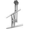 Neomounts  PLASMA-C100 / Flat Screen Ceiling Mount (Height: 67-107 cm) / Silver