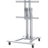 Neomounts PLASMA-M1200 / Mobile Flat Screen Floor Stand (height: 80-120 cm) / Silver