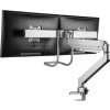 Neomounts Select  NM-D775DXSILVER / Flat Screen Desk mount (10-32") desk clamp/grommet / Silver