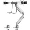Neomounts Select  NM-D775DXSILVER / Flat Screen Desk mount (10-32") desk clamp/grommet / Silver