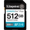 Kingston Canvas Go Plus/SDXC/512GB/UHS-I U3 / Class 10