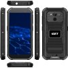 iGET T1 6 + 128 Black - odolný mobilní telefon