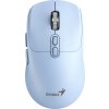 GENIUS NX-8080S BT Tiffany Blue/ duální Bluetooth + 2,4GHz/ 1600 dpi/ bezdrátová/ Copilot/ tichá/ 7tlačítková/ modrá