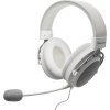 Herní sluchátka s mikrofonem Genesis TORON 301/Stereo/Jack/Drát/Stand/Bílá