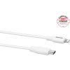 AVACOM MFIC-120W kabel USB-C - Lightning, MFi certifikace, 120cm, bílá