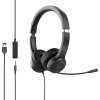 Acer Office Headset AHW154/Stereo/Jack/Drát/Černá