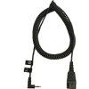 Jabra QD-2,5mm, 0,5-2m, coiled