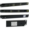 POE Patch panel/ UTP cat.5e 12p/ 1U/ Black (provedení 19" rack)