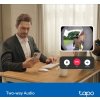 TP-Link Tapo D205, Chytrý Video zvonek, 3MP kamera, detekce osob, 160° zorné pole, IP54, SD slot, bez hubu