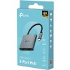 TP-Link UH3020C Dokovací stanice 1x USB-C na 3 porty s HDMI 4K při 60Hz, 100W PD, 1× USB-A