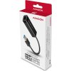 AXAGON ADE-SR, USB-A 3.2 Gen 1 - Gigabit Ethernet síťová karta, auto instal, černá