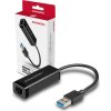 AXAGON ADE-SR, USB-A 3.2 Gen 1 - Gigabit Ethernet síťová karta, auto instal, černá