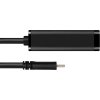 AXAGON ADE-SRC, USB-C 3.2 Gen 1 - Gigabit Ethernet síťová karta, auto instal, černá