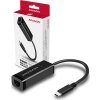 AXAGON ADE-SRC, USB-C 3.2 Gen 1 - Gigabit Ethernet síťová karta, auto instal, černá