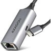 AXAGON ADE-TXPD, USB-C 3.2 Gen 1 - Gigabit Ethernet síťová karta, Asix AX88179, PD 100W, auto instal