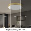 IMMAX NEO LITE SEMPLICI SMART LED stropní svítidlo zlaté 60cm 60W 4500 lm, BEACON gold, Wi-Fi, TUYA