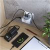 Rozbočovací zásuvka 2×, 1×USB-A+1×USB-C, bílo-šedá