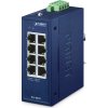 Planet IGS-800T Kompaktní Průmyslový Switch 8x1Gb RJ45, -40 +75°C, IP30, EFT+ESD, 9-48VDC, fanless