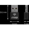 MSI WiFi USB adaptér AX1800 Nano