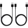 Samsung Kabel USB/USB-C 1,5m (sada 2ks) EP-DG930MBEGWW černý