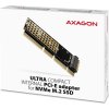 AXAGON slot adaptér do PCIe x16/x8/x4 na 1x M.2 NVMe M-KEY / PCEM2-1U / 1U