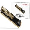 AXAGON slot adaptér do PCIe x16/x8/x4 na 1x M.2 NVMe M-KEY / PCEM2-1U / 1U