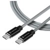 Tactical Fast Rope Aramid Cable USB-C/USB-C 100W 20V/5A 1m Grey
