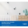 TP-Link Tapo C840 dětská chůvička s dvojitým objektivem, 2K,2560 x 1440, AI detekce audio, MicroSD