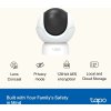 TP-Link Tapo C840 dětská chůvička s dvojitým objektivem, 2K,2560 x 1440, AI detekce audio, MicroSD