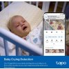 TP-Link Tapo C840 dětská chůvička s dvojitým objektivem, 2K,2560 x 1440, AI detekce audio, MicroSD