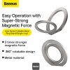 Baseus Tool Halo Magnetic ring holder phone stand (5.4 inch or above) Aluminium alloy, Silver (SUCH000012)