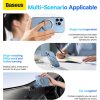 Baseus Tool Halo Magnetic ring holder phone stand (5.4 inch or above) Aluminium alloy, Silver (SUCH000012)