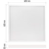 LED panel BAXXO 60×60, čtvercový přisazený bílý, 36W neutr. bílá UGR