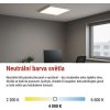 LED panel BAXXO 60×60, čtvercový přisazený bílý, 36W neutr. bílá UGR