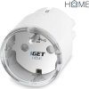 iGET HOME Power 1 - WiFi chytrá zásuvka 230V, samostatná, měření spotřeby, 3680W, 16 A