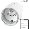 iGET HOME Power 1 - WiFi chytrá zásuvka 230V, samostatná, měření spotřeby, 3680W, 16 A