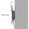 Držák Brateck LP73-69T pro TV 60"-120" 120kg  polohovatelný nástěnný Heavy Duty