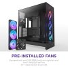 NZXT skříň H9 Flow RGB dvoukomorová ATX / 1x140 RGB mm / 1x 120mm RGB fan / prosklená / černá